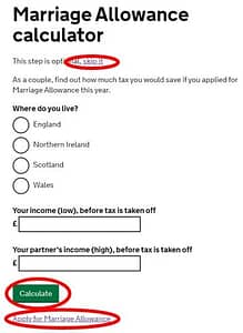 How To Apply For Marriage Allowance IFA Bristol   Marriage Allowance Calculator 